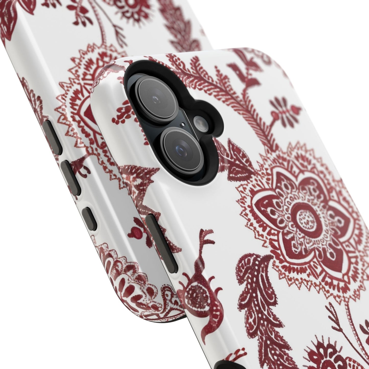 Floral Paisley Magnetic Impact - Resistant Phone Case - DIGITAL X