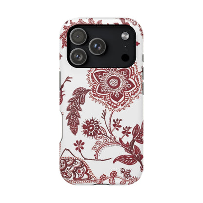 Floral Paisley Magnetic Impact - Resistant Phone Case - DIGITAL X