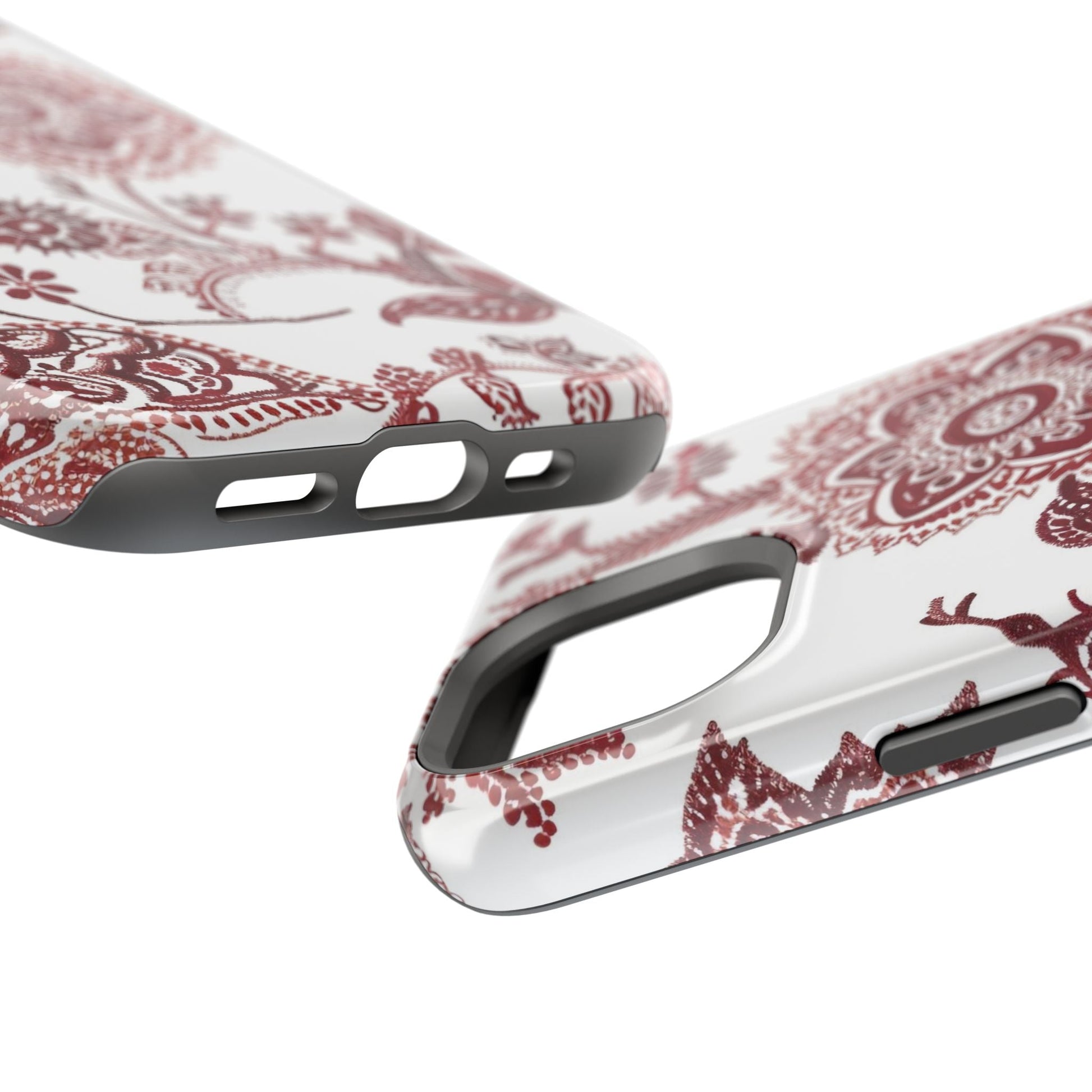 Floral Paisley Magnetic Impact - Resistant Phone Case - DIGITAL X