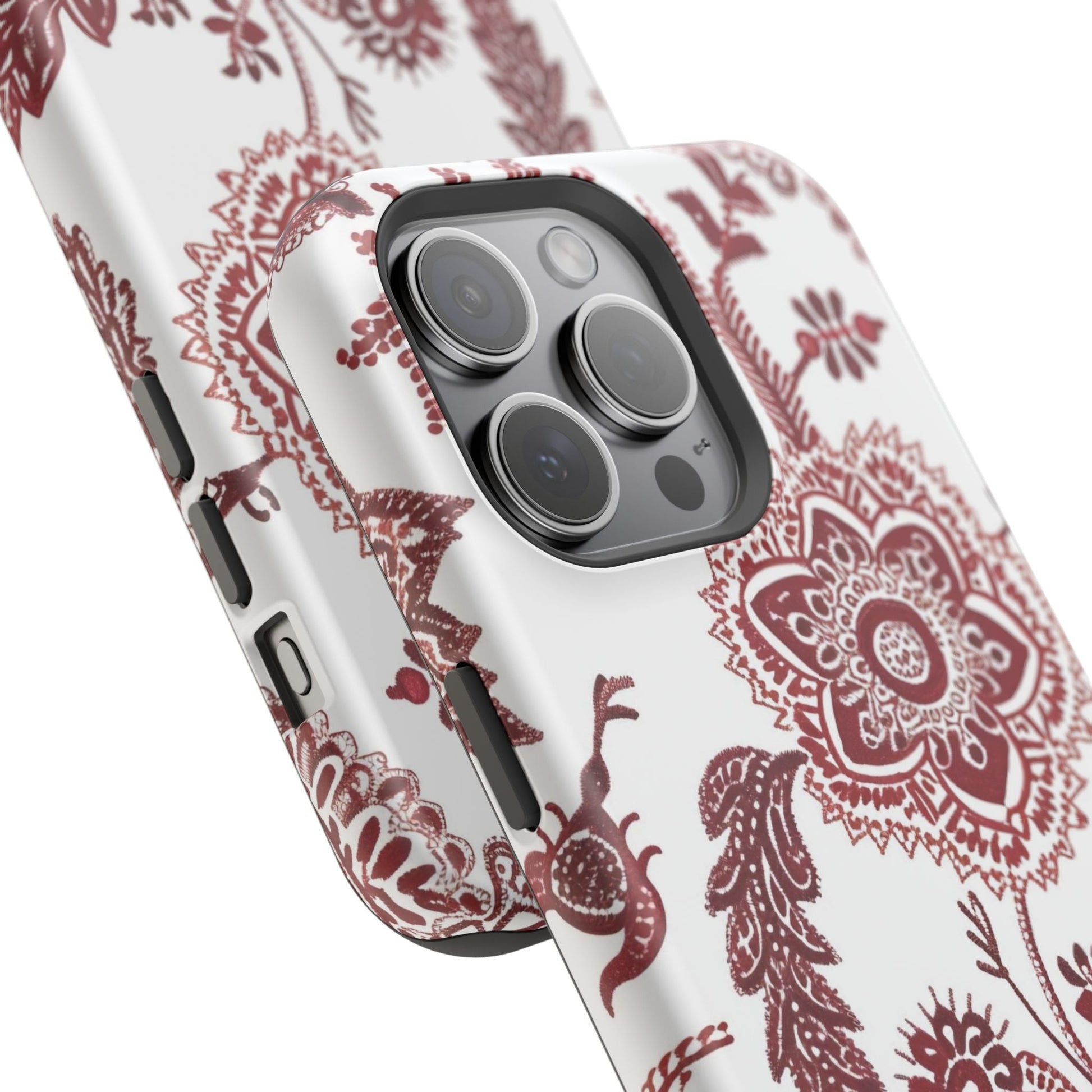 Floral Paisley Magnetic Impact - Resistant Phone Case - DIGITAL X