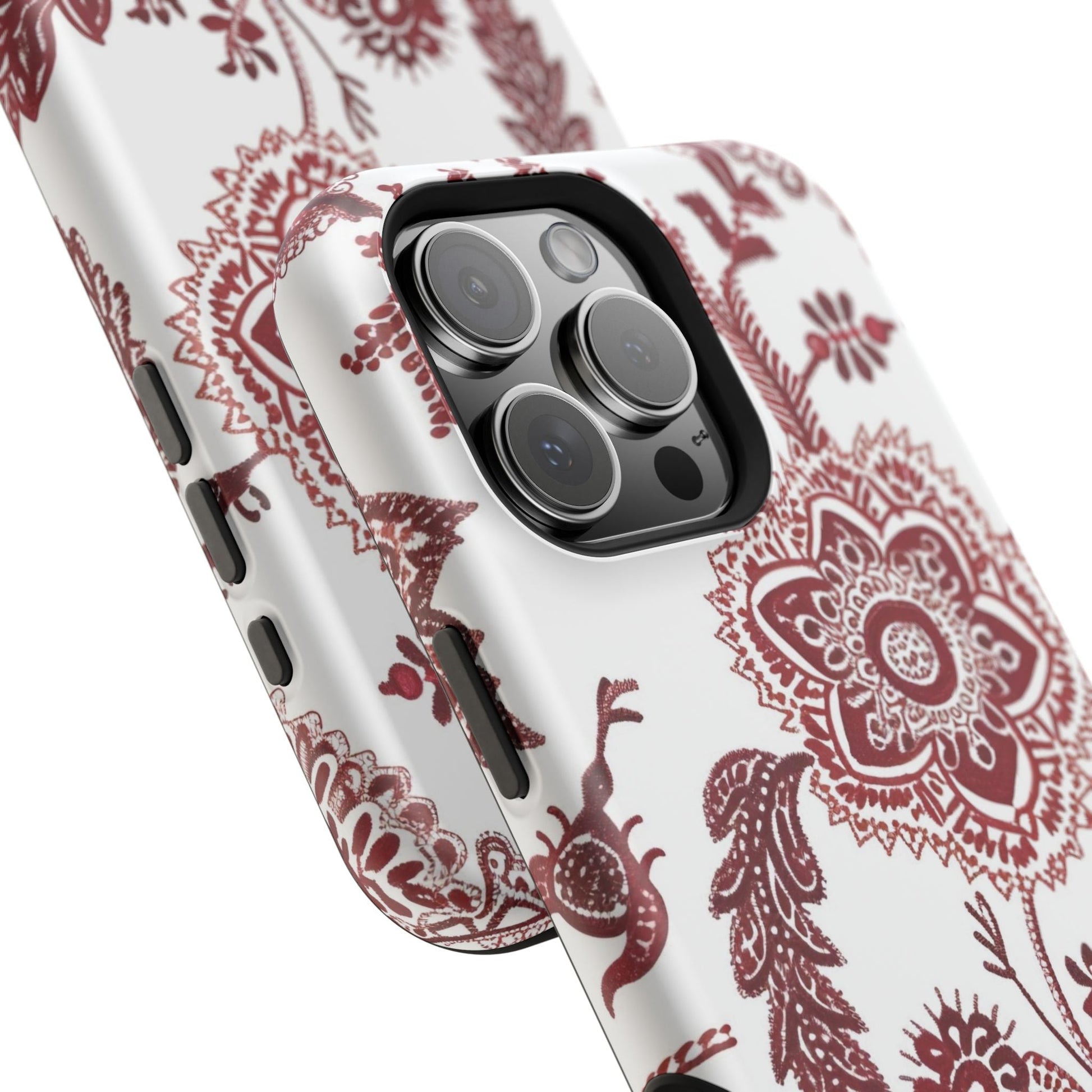 Floral Paisley Magnetic Impact - Resistant Phone Case - DIGITAL X