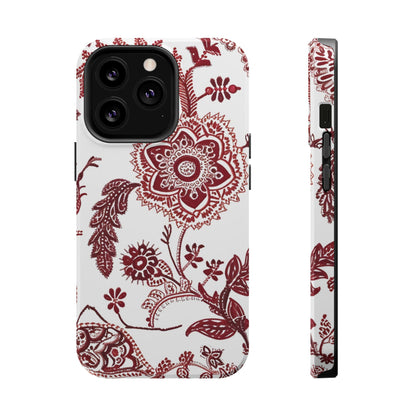 Floral Paisley Magnetic Impact - Resistant Phone Case - DIGITAL X