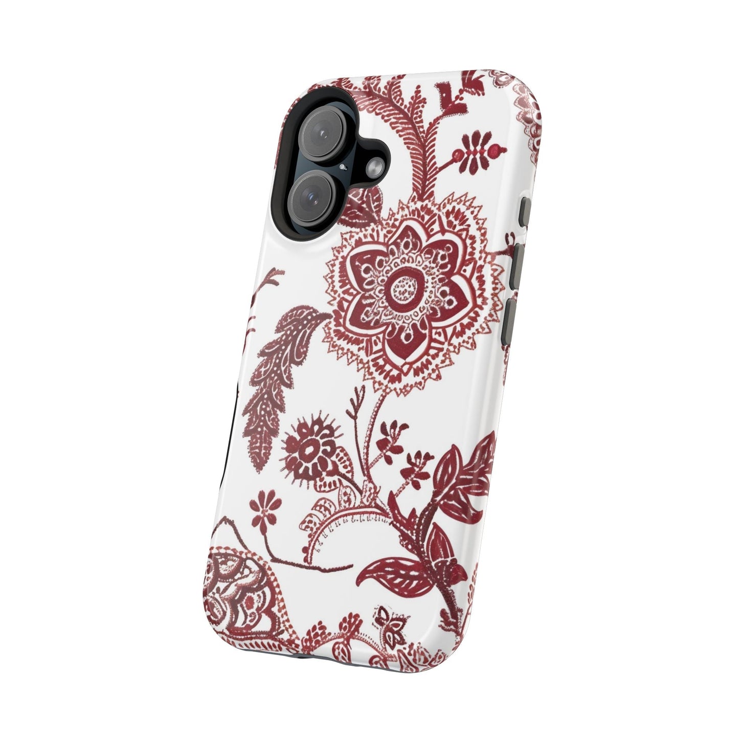 Floral Paisley Magnetic Impact - Resistant Phone Case - DIGITAL X