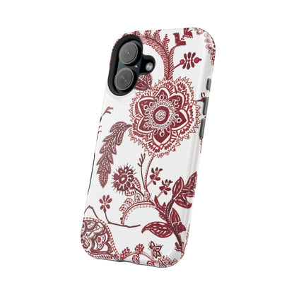 Floral Paisley Magnetic Impact - Resistant Phone Case - DIGITAL X