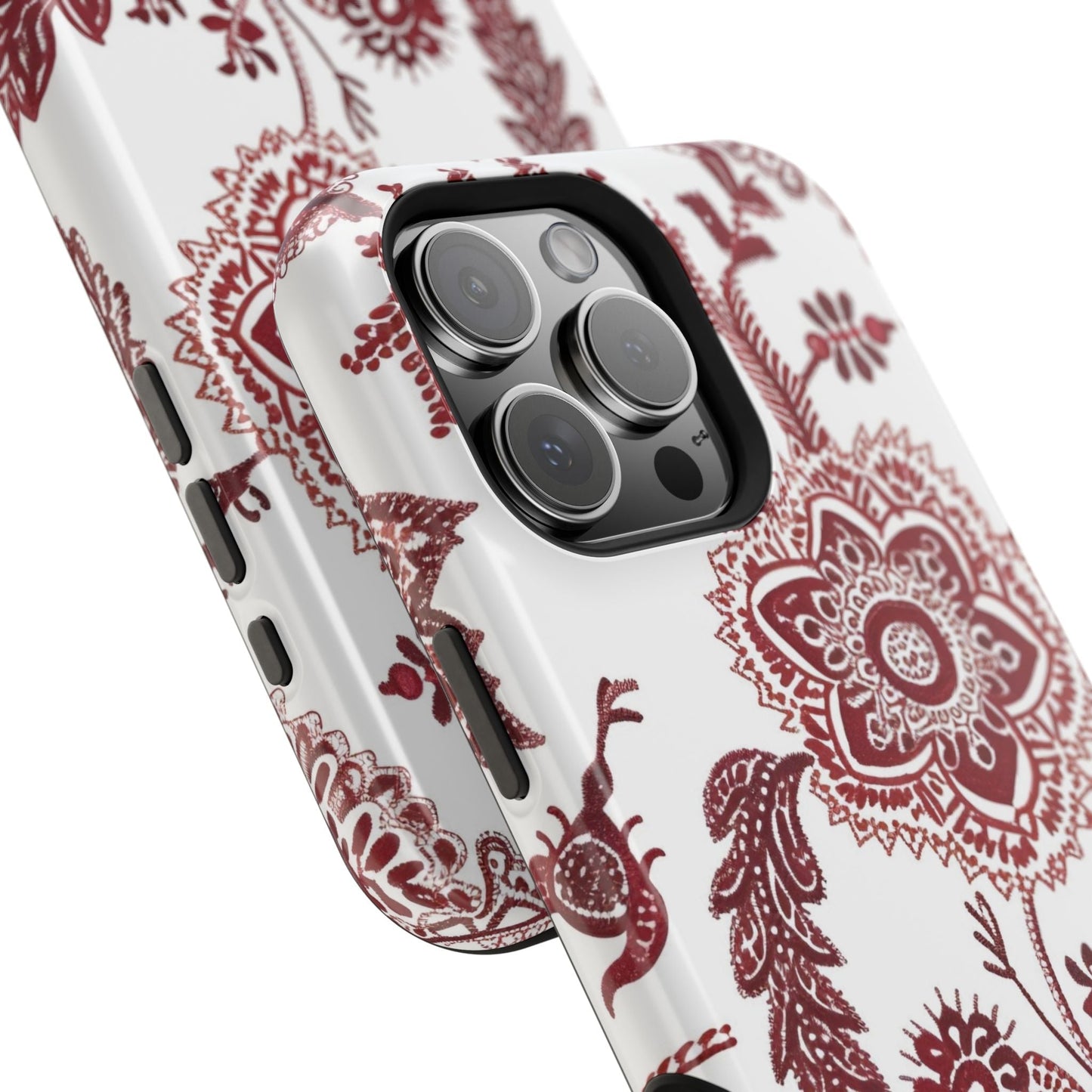 Floral Paisley Magnetic Impact - Resistant Phone Case - DIGITAL X