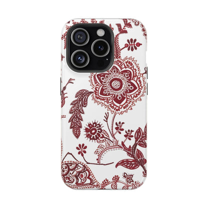 Floral Paisley Magnetic Impact - Resistant Phone Case - DIGITAL X