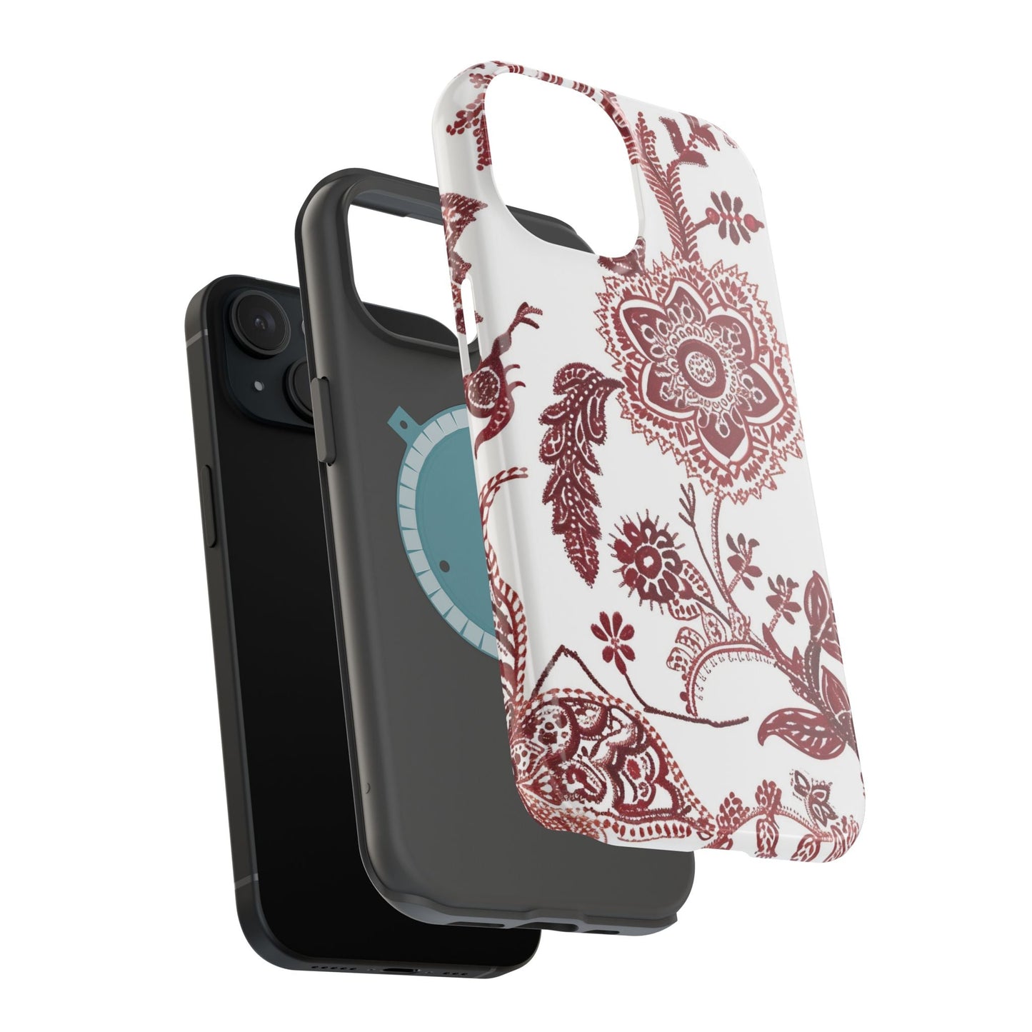 Floral Paisley Magnetic Impact - Resistant Phone Case - DIGITAL X