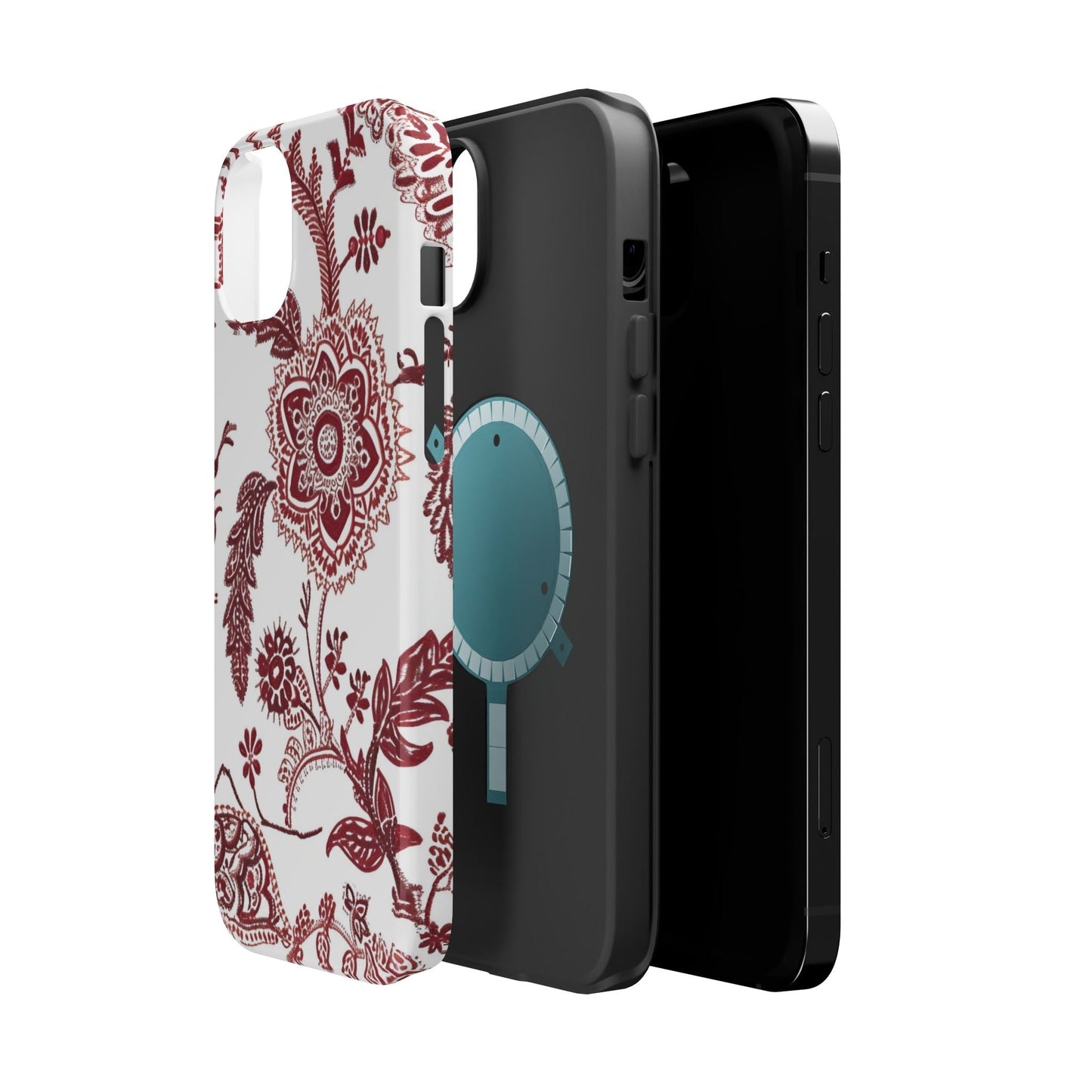 Floral Paisley Magnetic Impact - Resistant Phone Case - DIGITAL X
