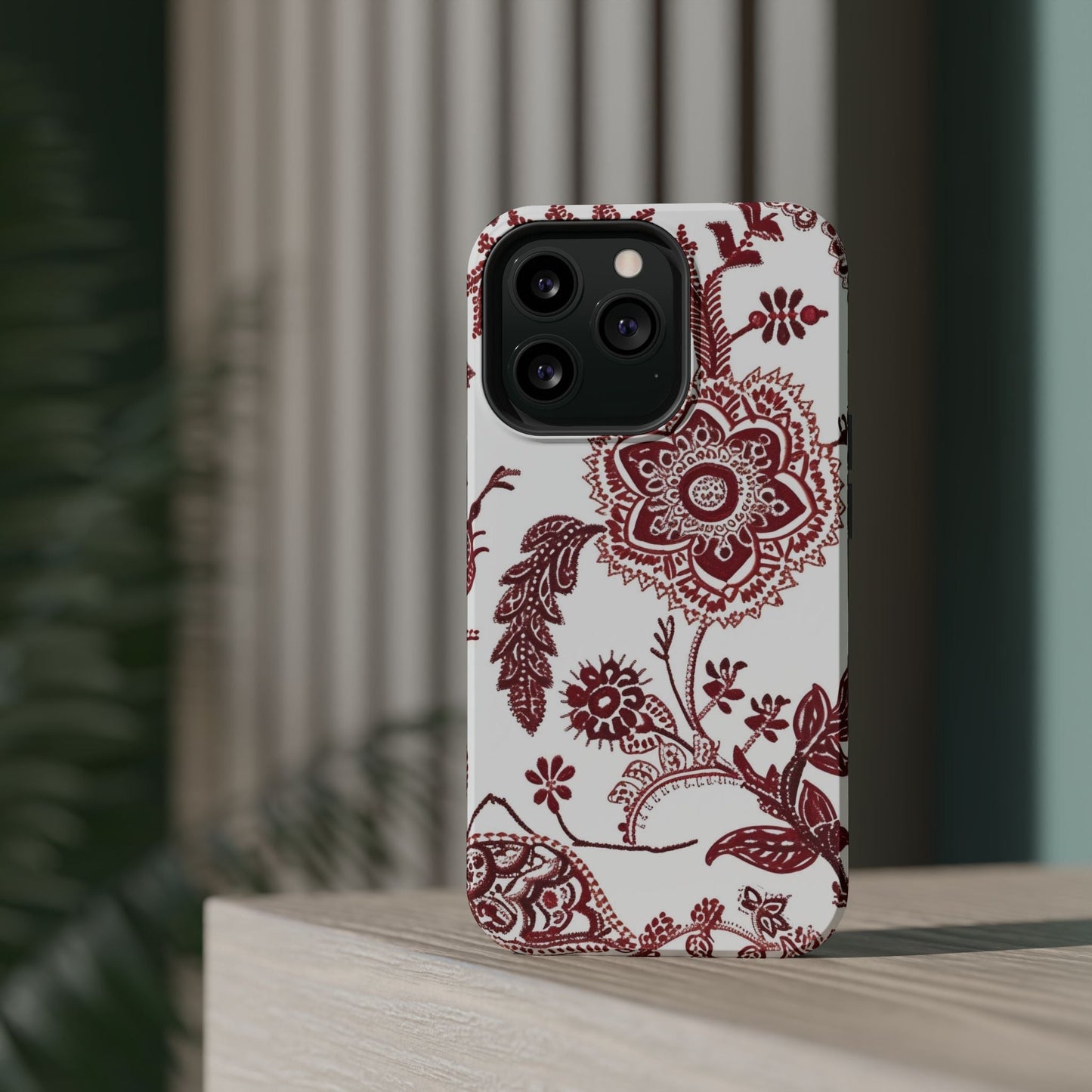 Floral Paisley Magnetic Impact - Resistant Phone Case - DIGITAL X