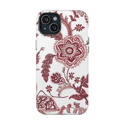 Floral Paisley Magnetic Impact - Resistant Phone Case - DIGITAL X