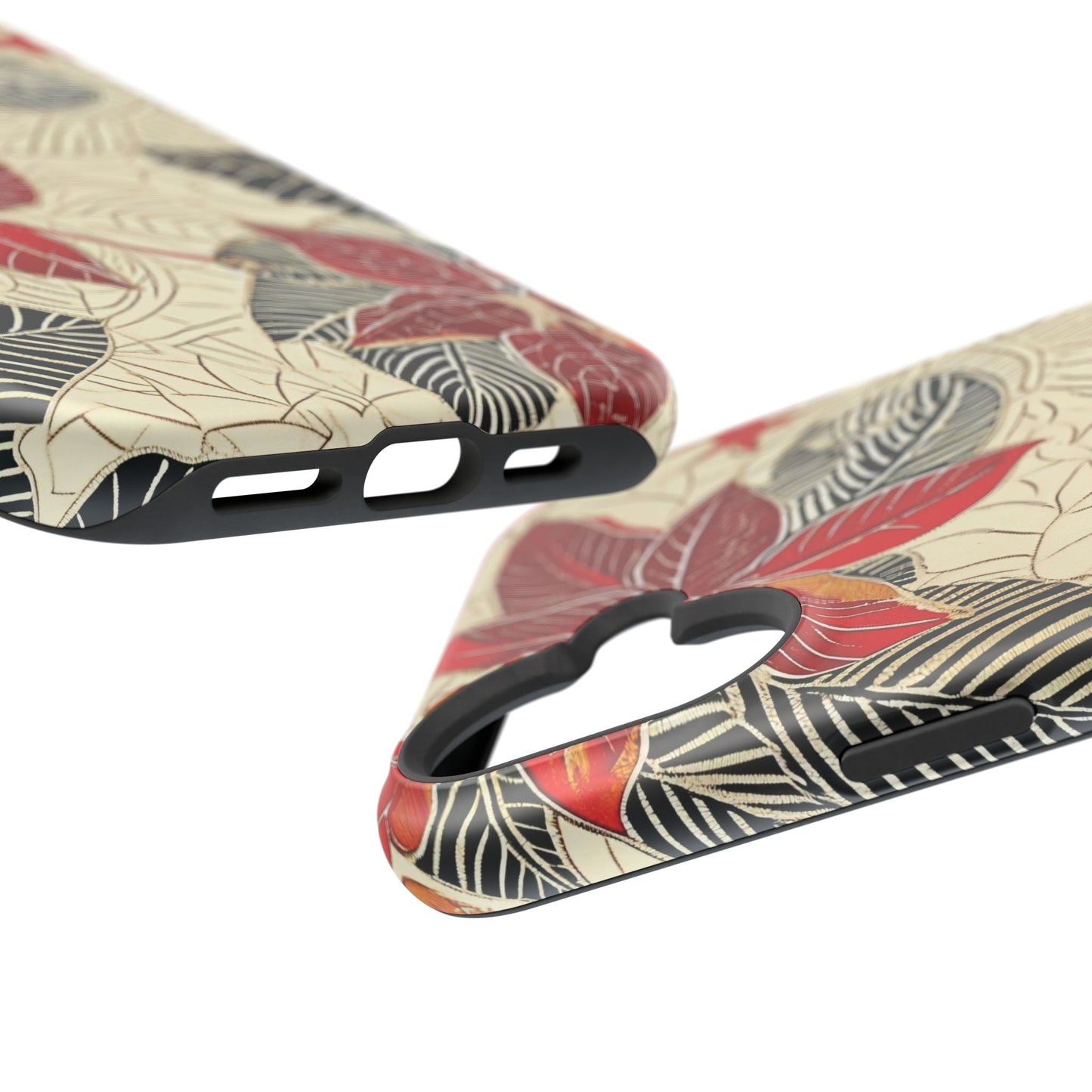 Floral Poinsettia Magnetic Impact - Resistant Phone Case - DIGITAL X