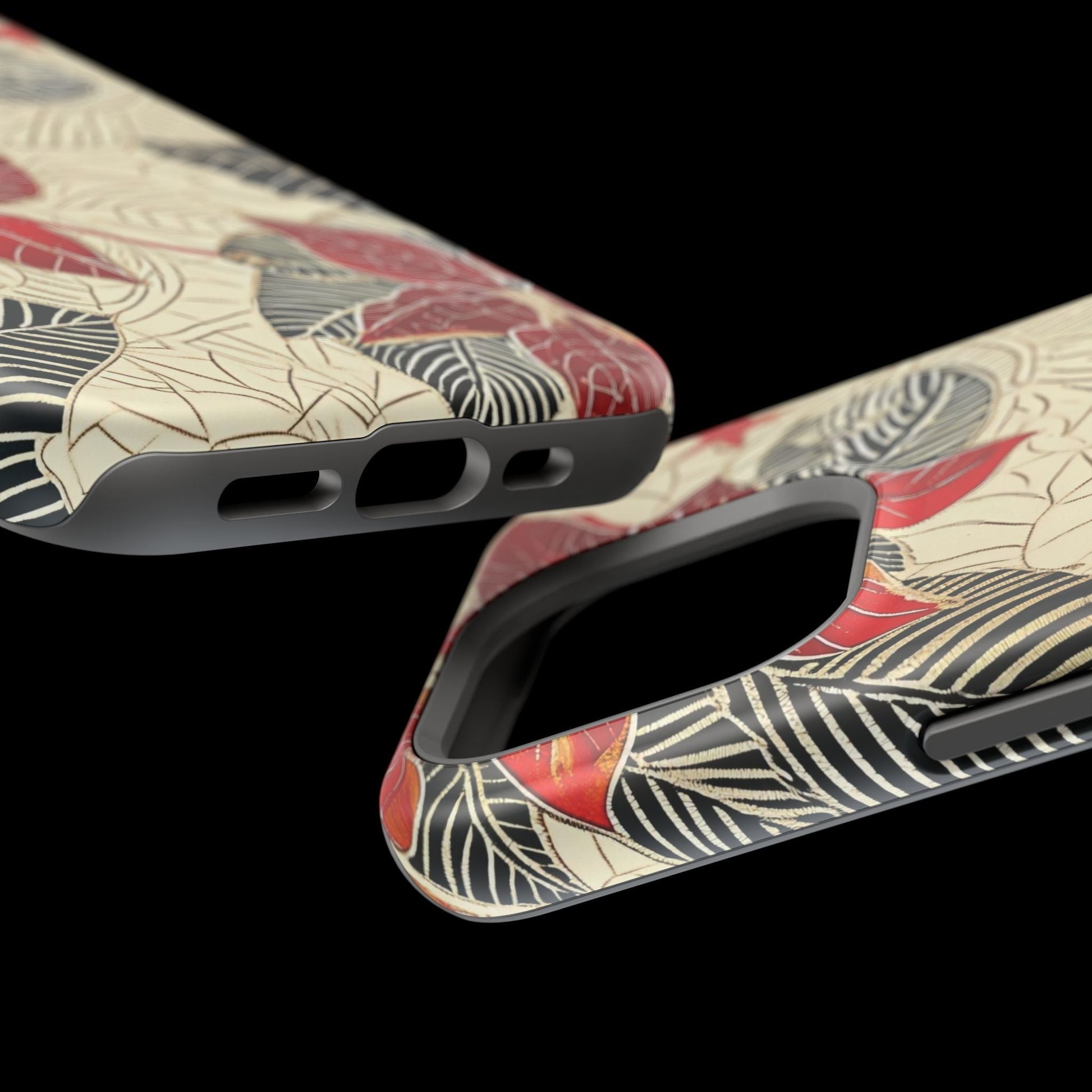 Floral Poinsettia Magnetic Impact - Resistant Phone Case - DIGITAL X
