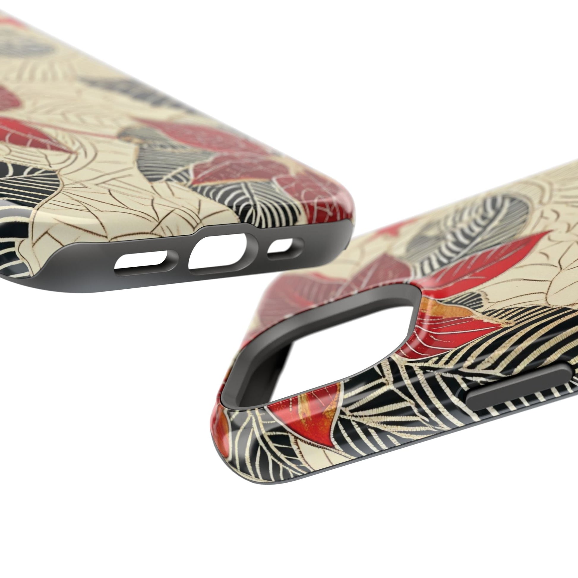 Floral Poinsettia Magnetic Impact - Resistant Phone Case - DIGITAL X