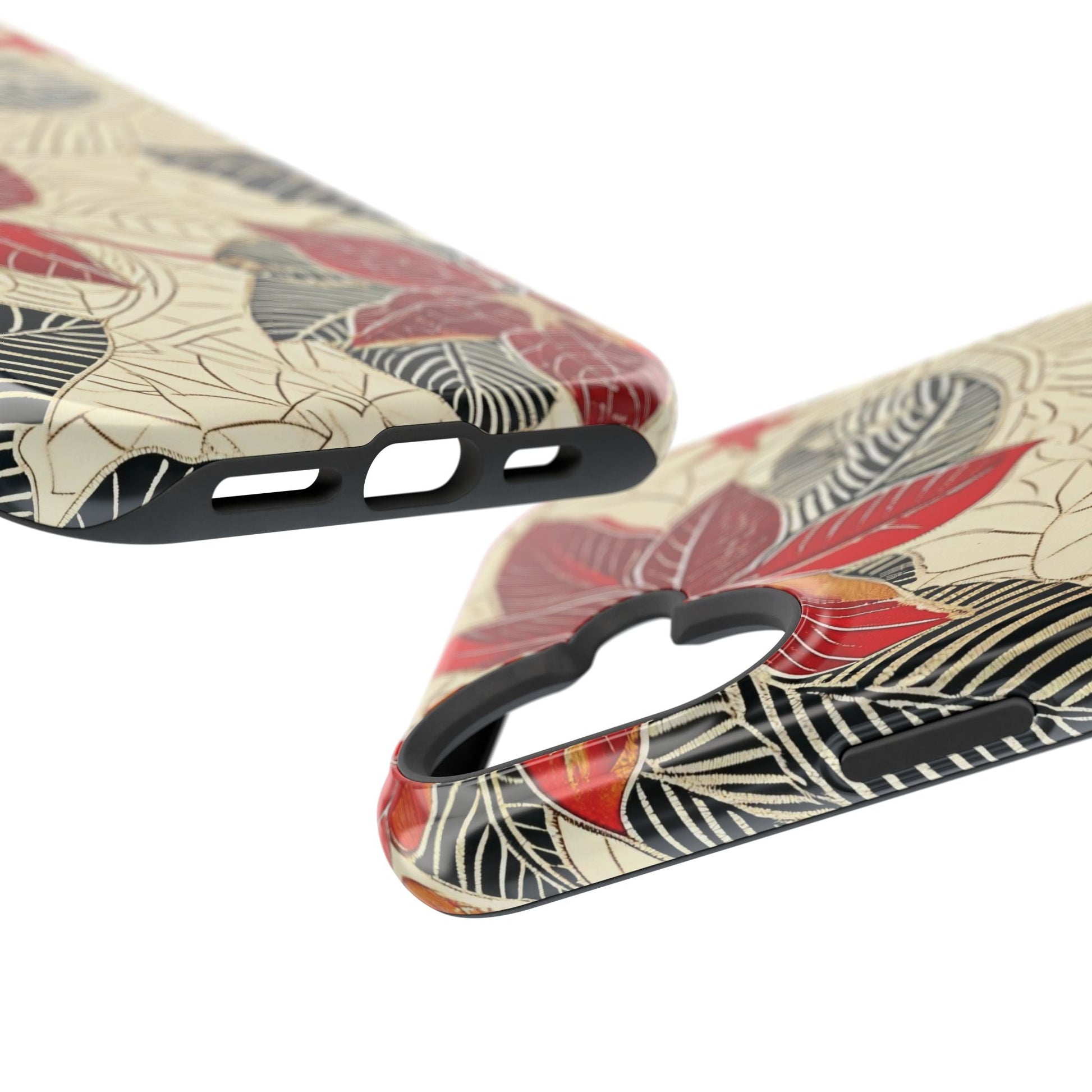 Floral Poinsettia Magnetic Impact - Resistant Phone Case - DIGITAL X