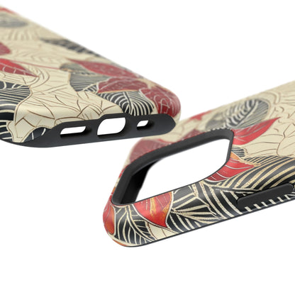 Floral Poinsettia Magnetic Impact - Resistant Phone Case - DIGITAL X