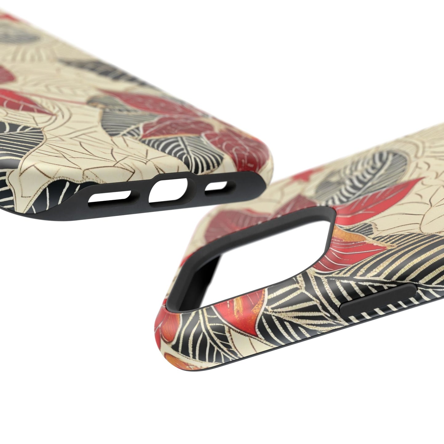 Floral Poinsettia Magnetic Impact - Resistant Phone Case - DIGITAL X