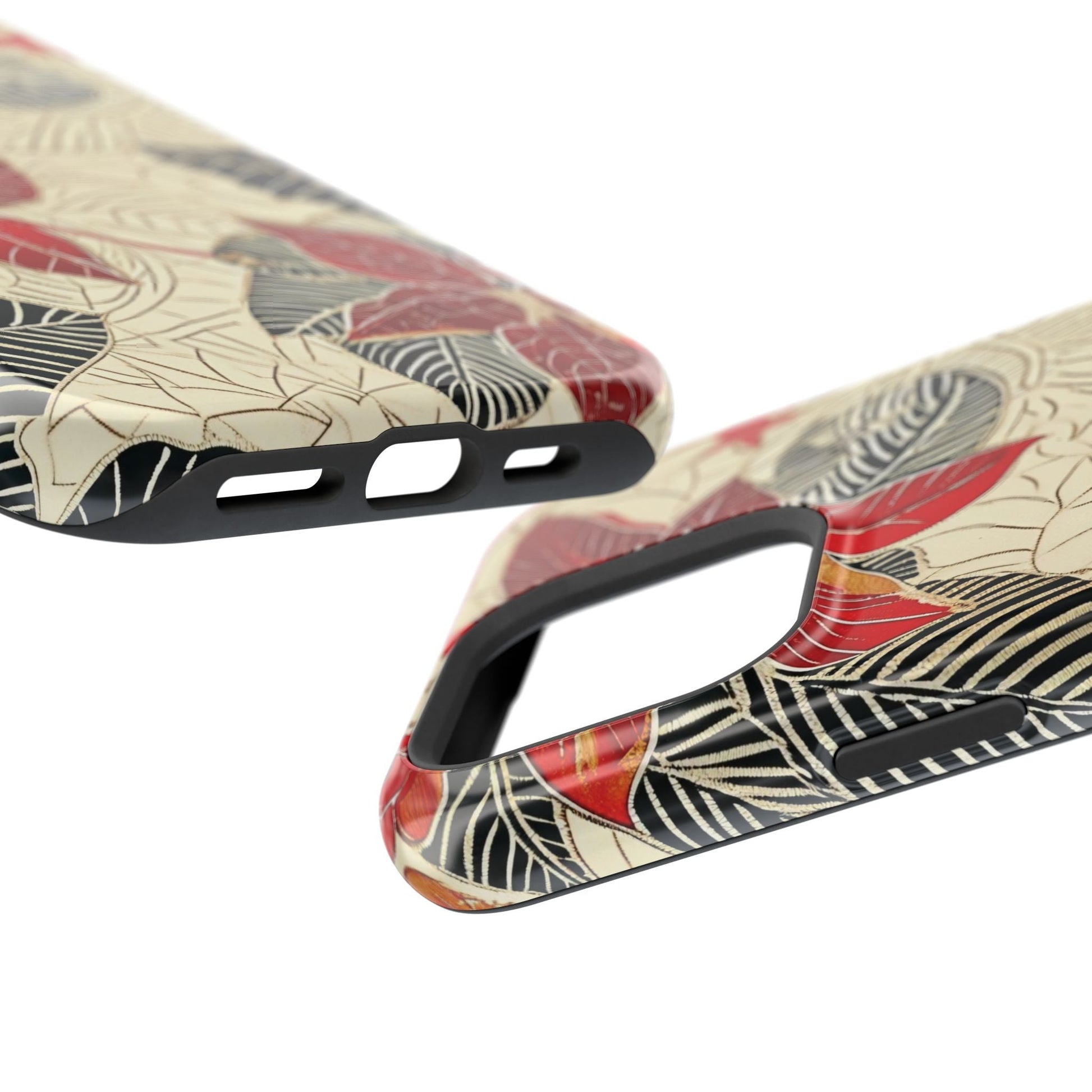 Floral Poinsettia Magnetic Impact - Resistant Phone Case - DIGITAL X