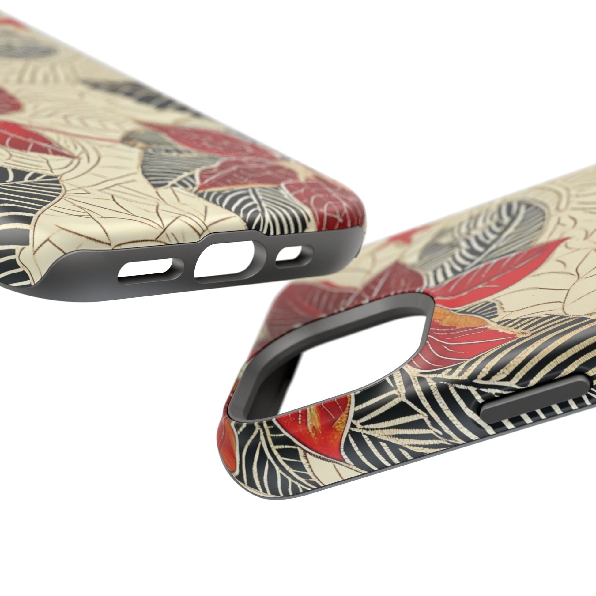 Floral Poinsettia Magnetic Impact - Resistant Phone Case - DIGITAL X