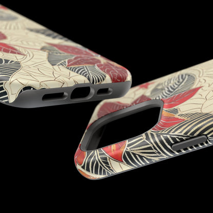 Floral Poinsettia Magnetic Impact - Resistant Phone Case - DIGITAL X