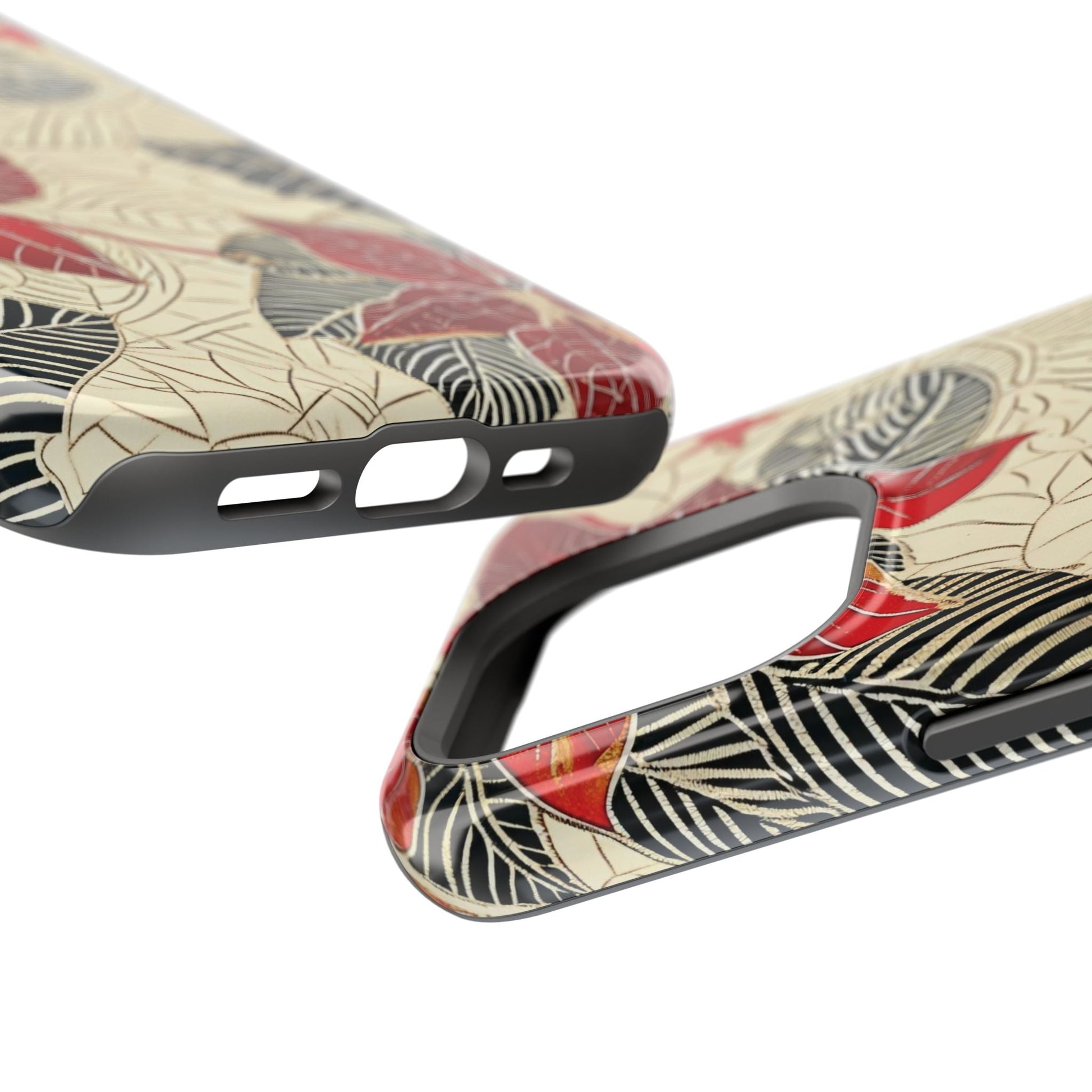 Floral Poinsettia Magnetic Impact - Resistant Phone Case - DIGITAL X