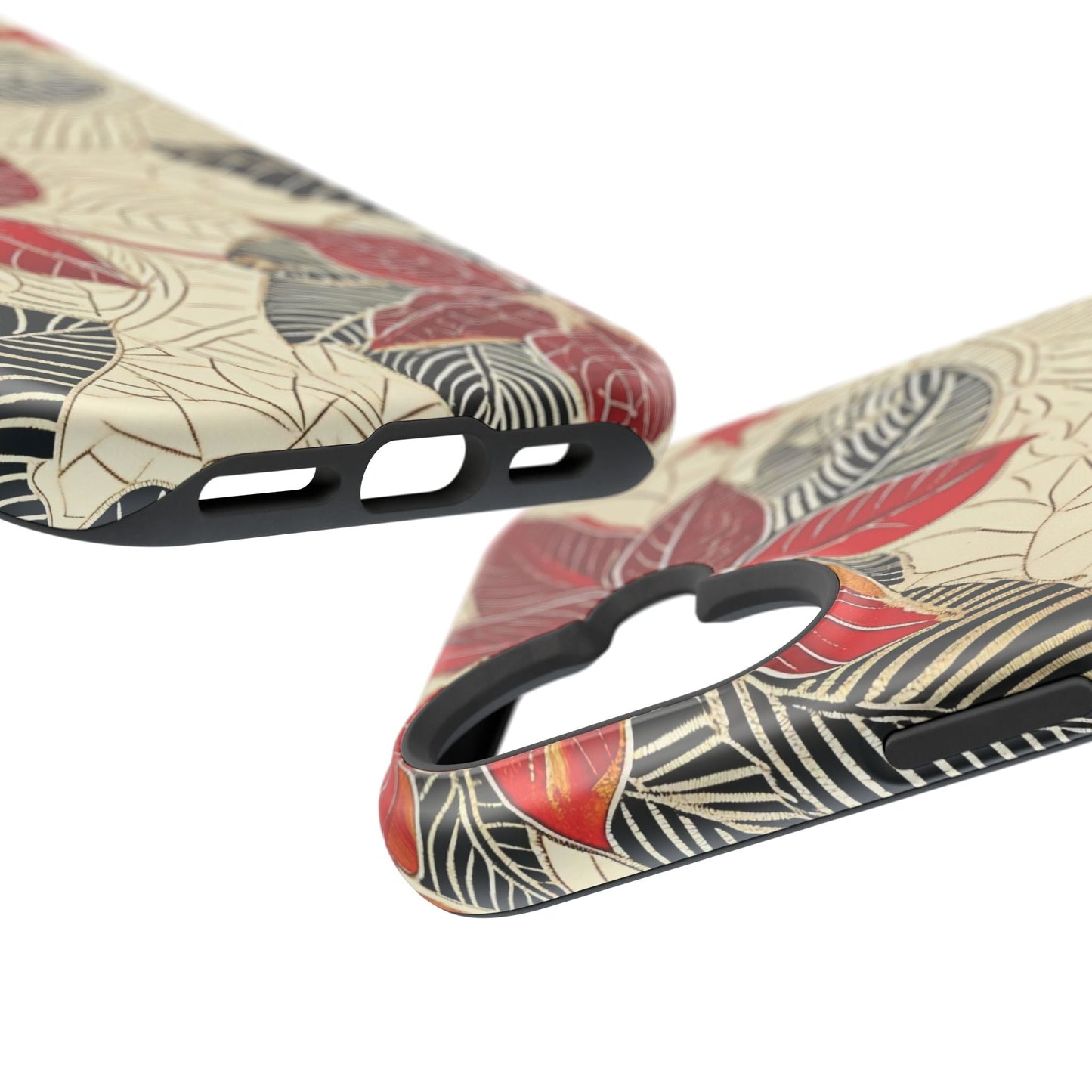 Floral Poinsettia Magnetic Impact - Resistant Phone Case - DIGITAL X