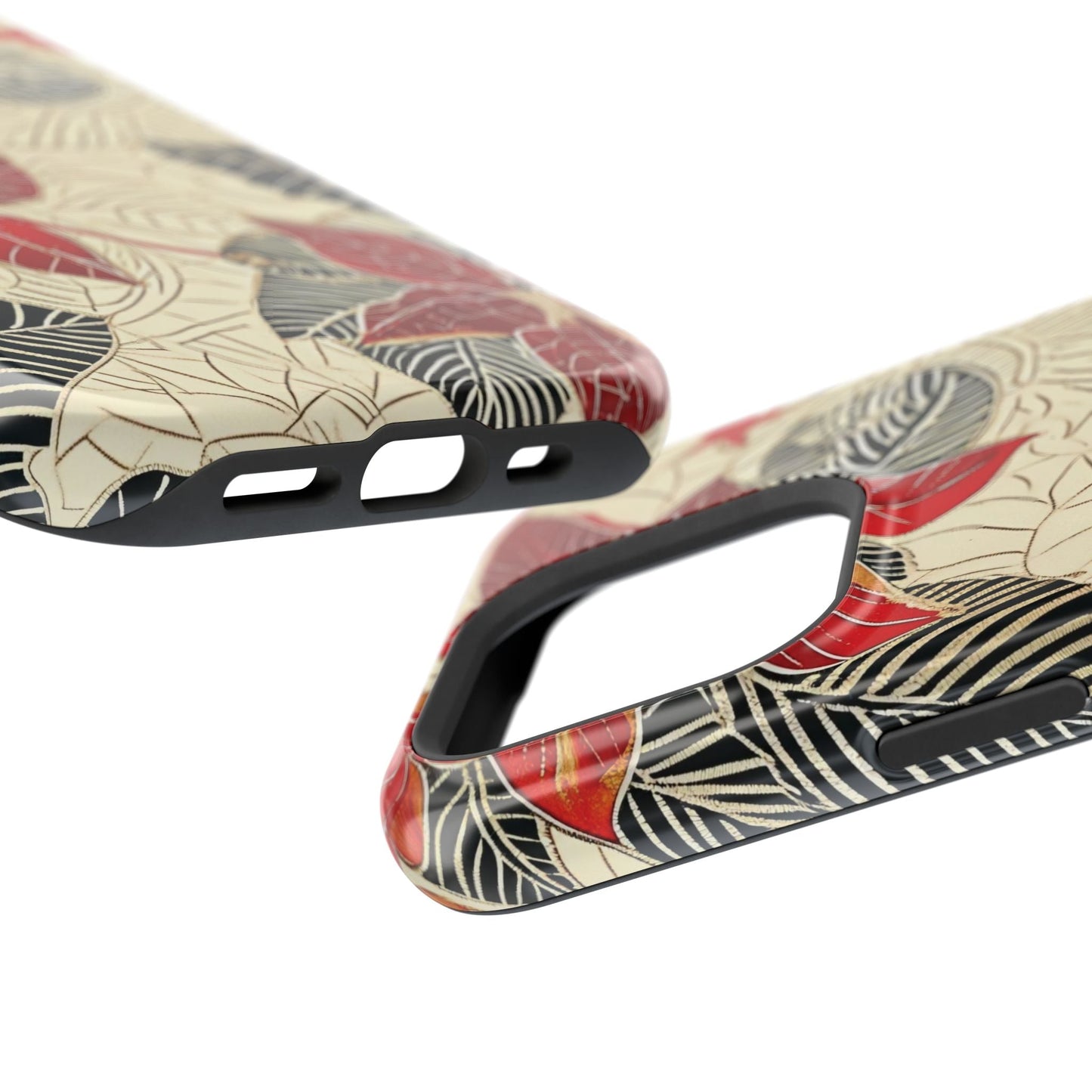 Floral Poinsettia Magnetic Impact - Resistant Phone Case - DIGITAL X