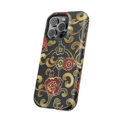 Floral Scroll Magnetic Impact - Resistant Phone Case - DIGITAL X
