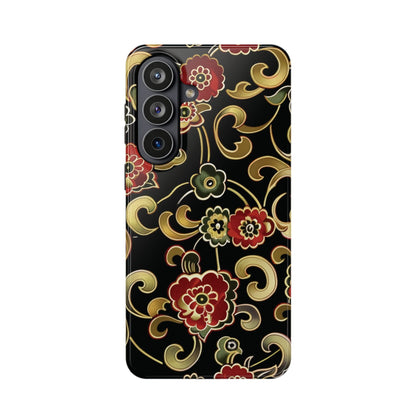 Floral Scroll Magnetic Impact - Resistant Phone Case - DIGITAL X