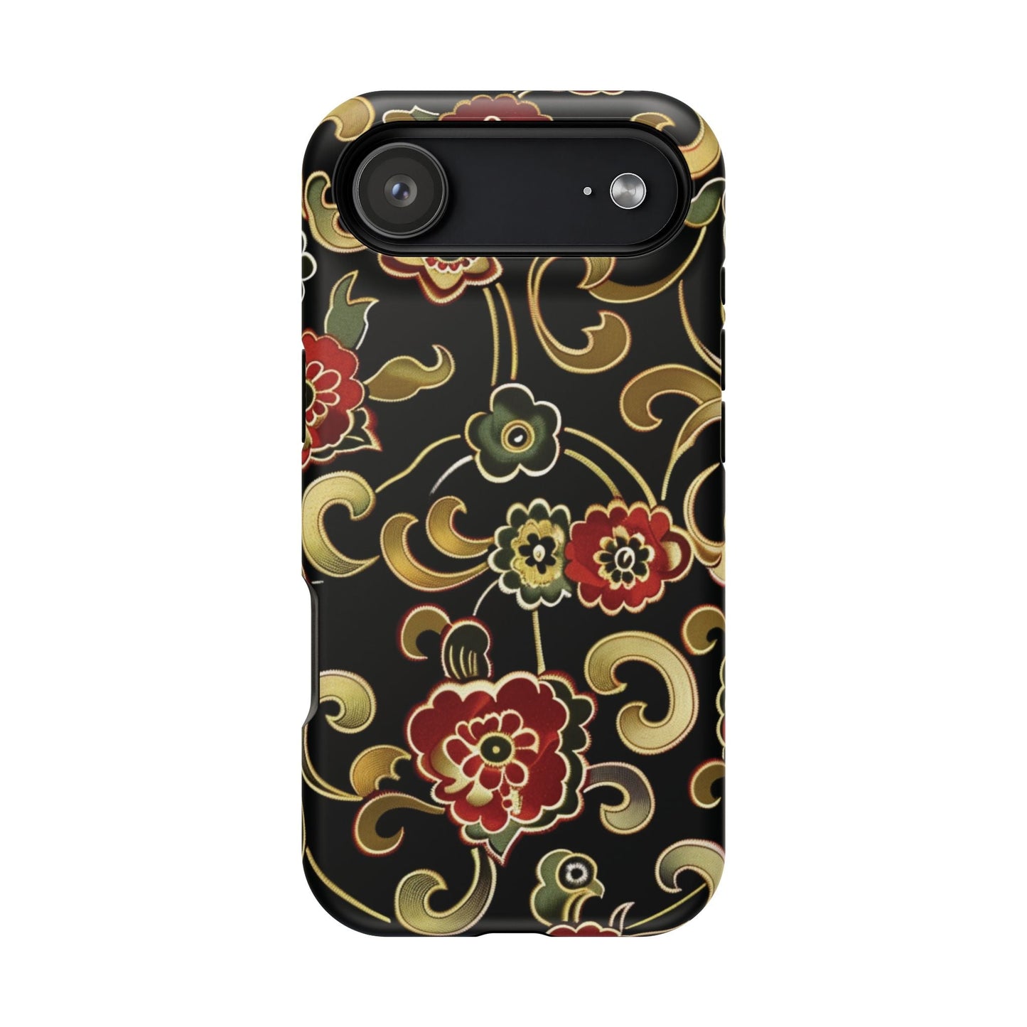 Floral Scroll Magnetic Impact - Resistant Phone Case - DIGITAL X