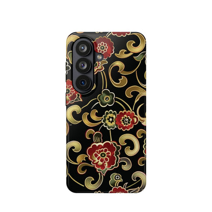 Floral Scroll Magnetic Impact - Resistant Phone Case - DIGITAL X