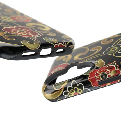 Floral Scroll Magnetic Impact - Resistant Phone Case - DIGITAL X