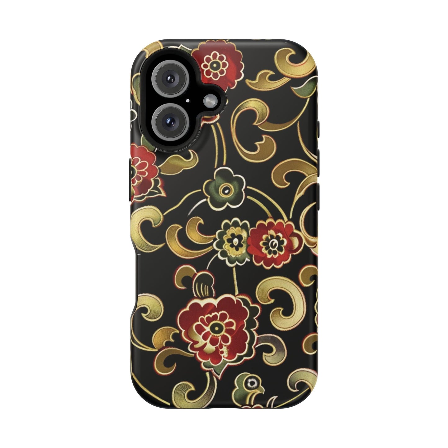 Floral Scroll Magnetic Impact - Resistant Phone Case - DIGITAL X