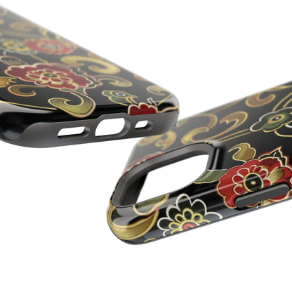 Floral Scroll Magnetic Impact - Resistant Phone Case - DIGITAL X