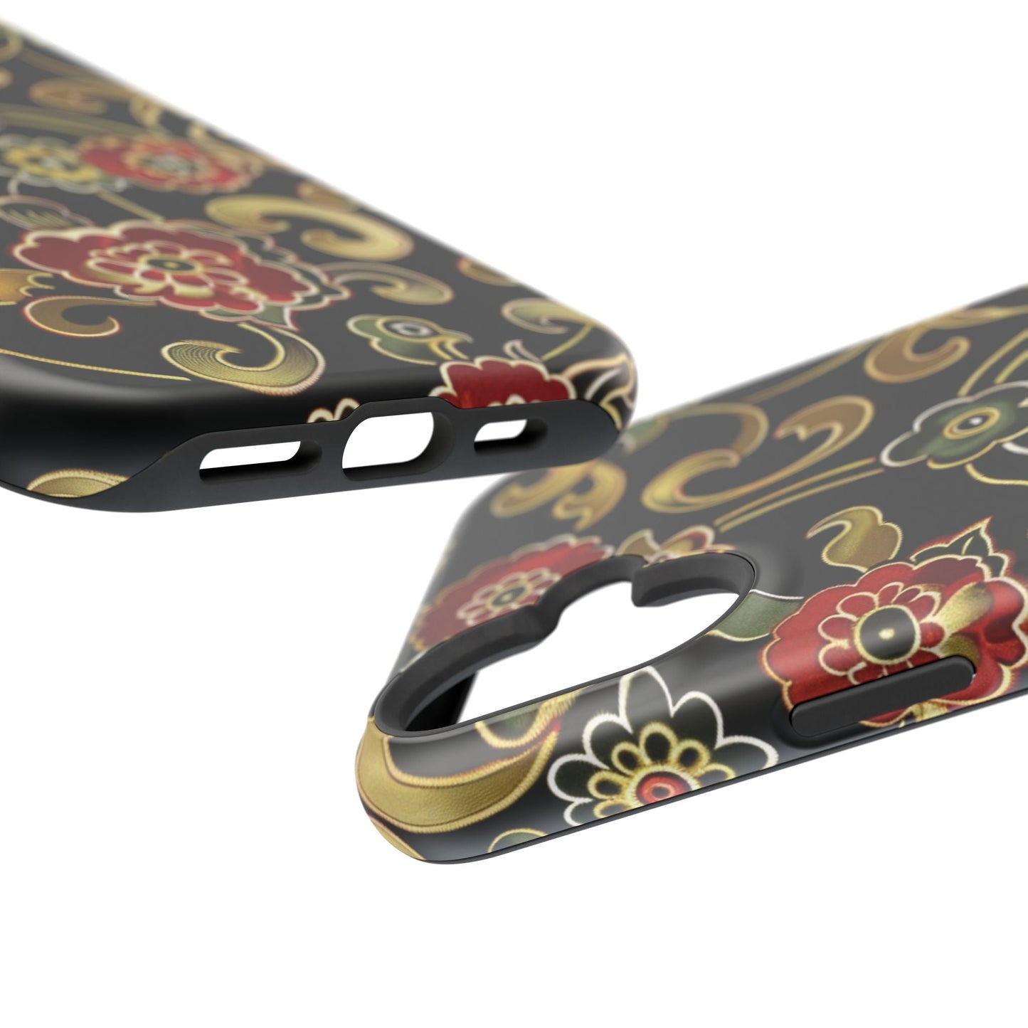 Floral Scroll Magnetic Impact - Resistant Phone Case - DIGITAL X