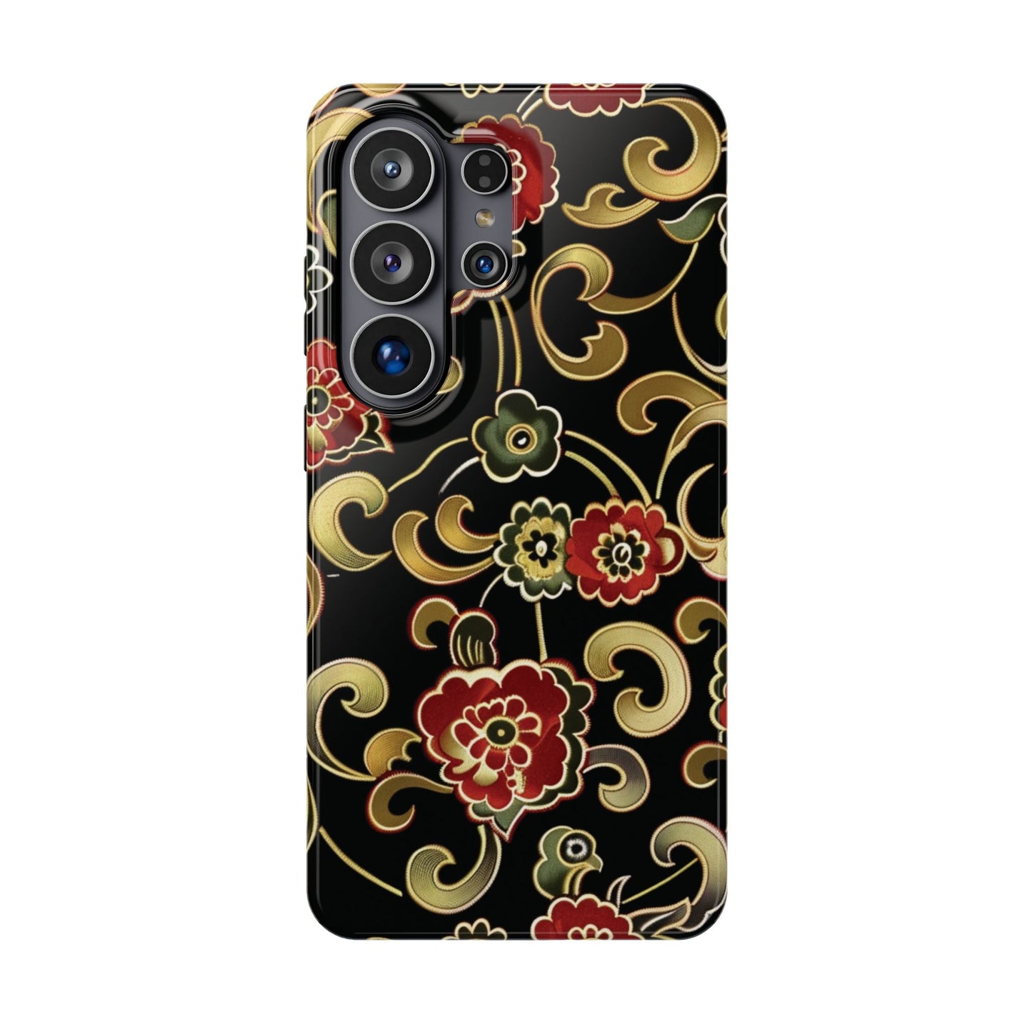 Floral Scroll Magnetic Impact - Resistant Phone Case - DIGITAL X