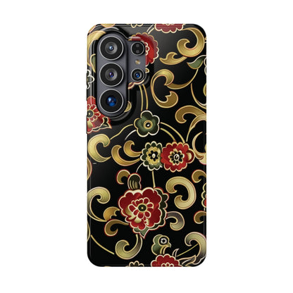 Floral Scroll Magnetic Impact - Resistant Phone Case - DIGITAL X