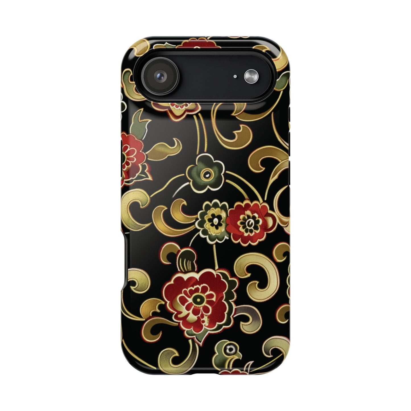 Floral Scroll Magnetic Impact - Resistant Phone Case - DIGITAL X