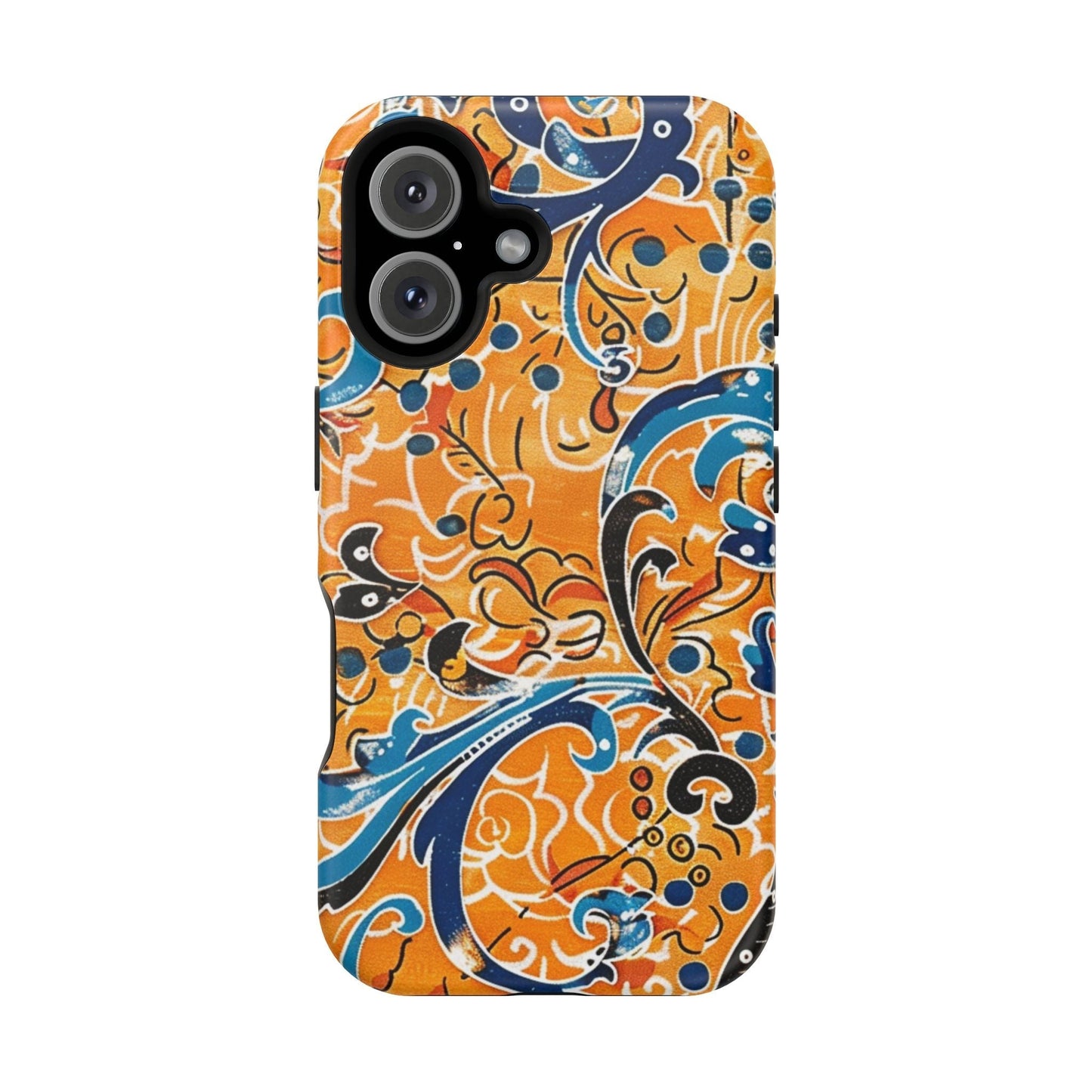 Floral Swirl Magnetic Impact - Resistant Phone Case - DIGITAL X