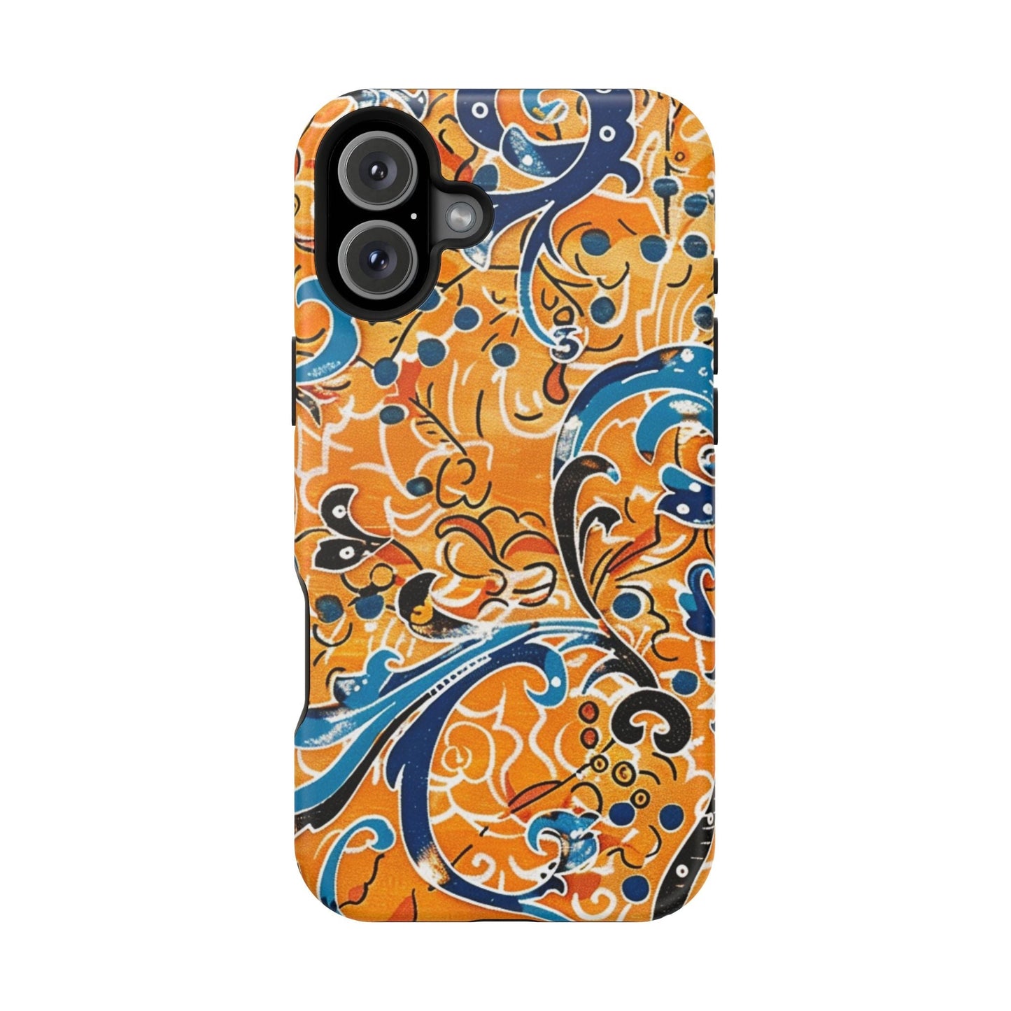 Floral Swirl Magnetic Impact - Resistant Phone Case - DIGITAL X