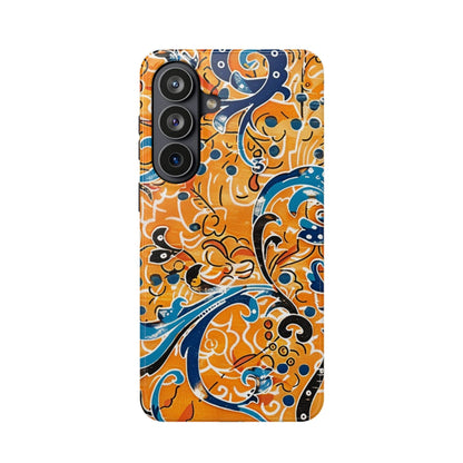 Floral Swirl Magnetic Impact - Resistant Phone Case - DIGITAL X