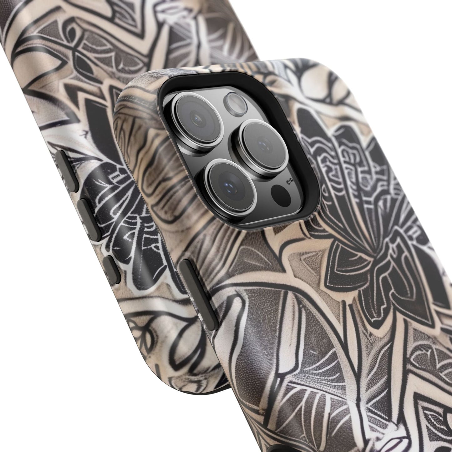 Floral Tattoo - Style Magnetic Impact Phone Case - DIGITAL X