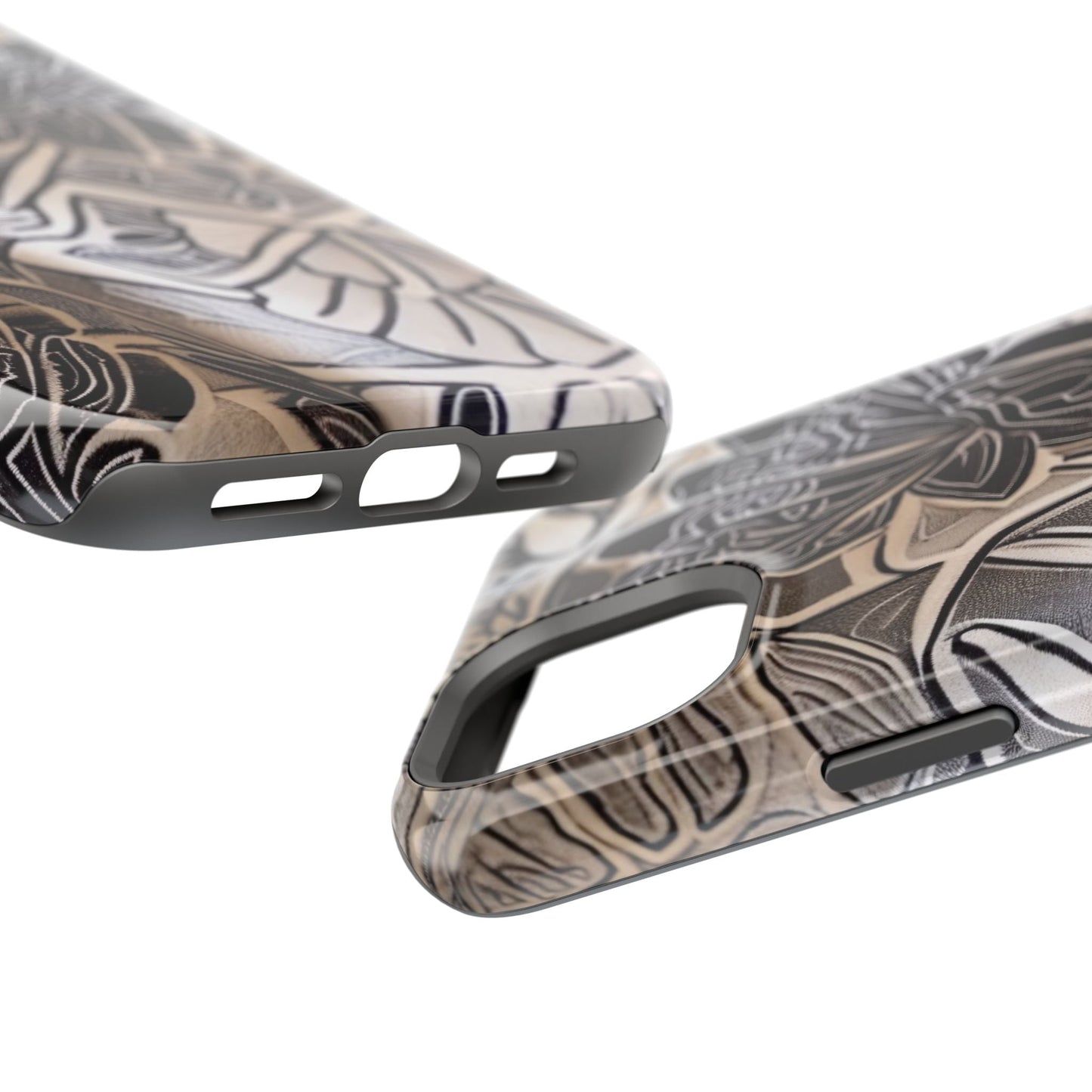 Floral Tattoo - Style Magnetic Impact Phone Case - DIGITAL X