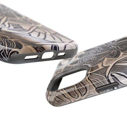Floral Tattoo - Style Magnetic Impact Phone Case - DIGITAL X