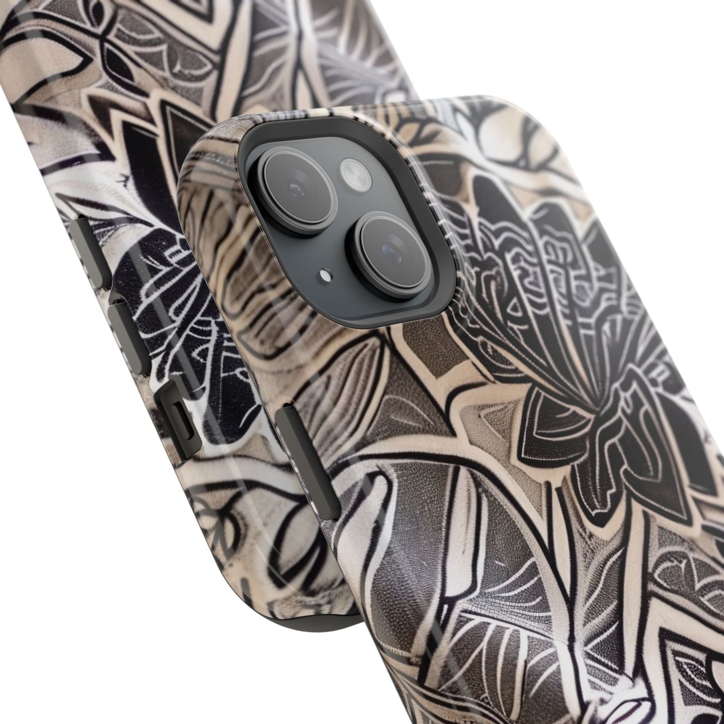 Floral Tattoo - Style Magnetic Impact Phone Case - DIGITAL X