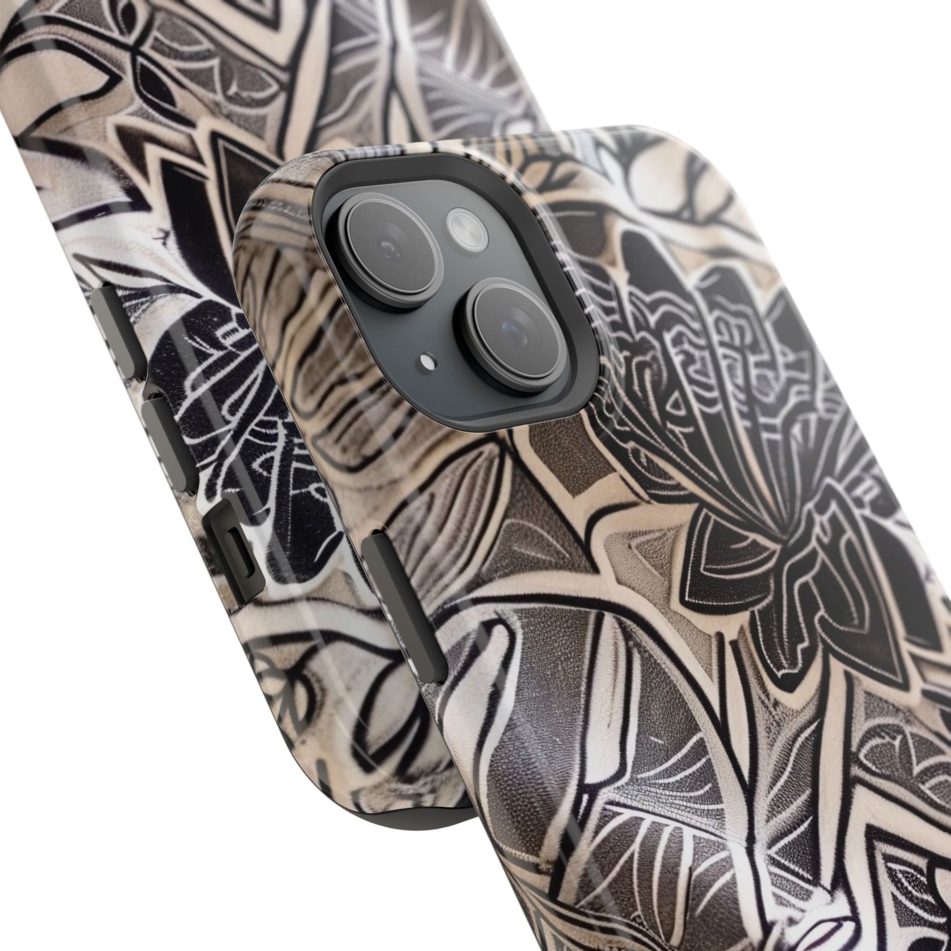 Floral Tattoo - Style Magnetic Impact Phone Case - DIGITAL X