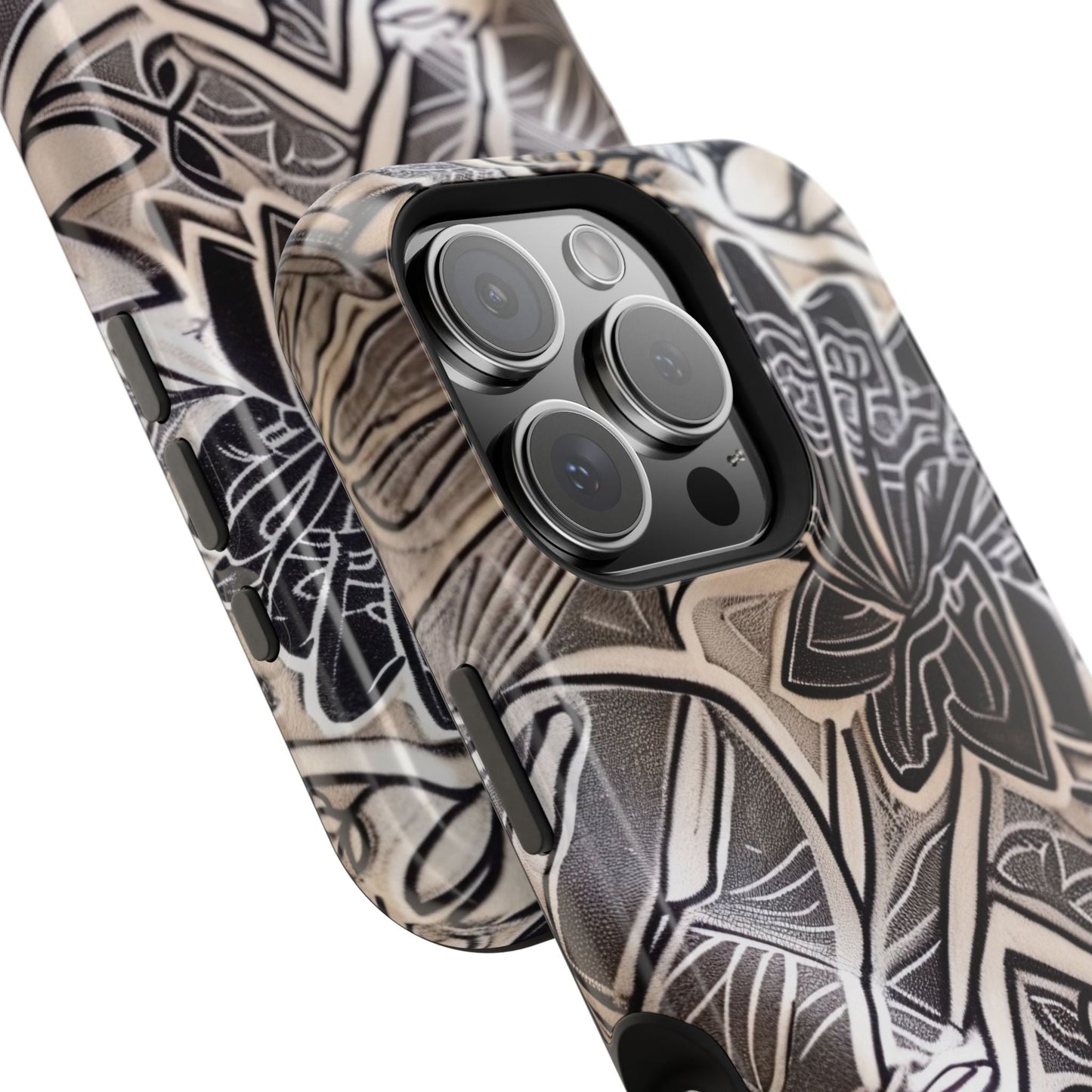 Floral Tattoo - Style Magnetic Impact Phone Case - DIGITAL X