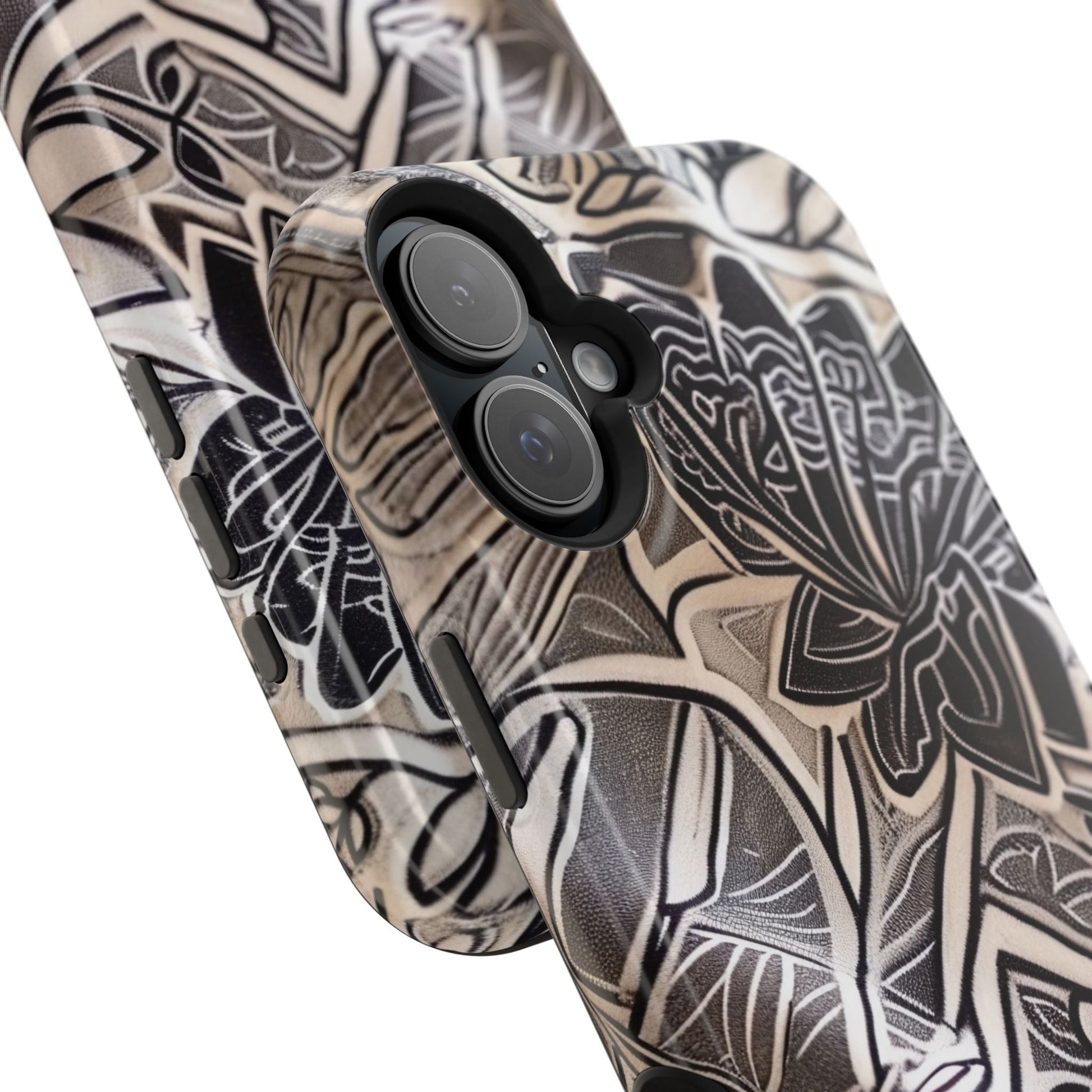 Floral Tattoo - Style Magnetic Impact Phone Case - DIGITAL X