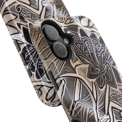 Floral Tattoo - Style Magnetic Impact Phone Case - DIGITAL X