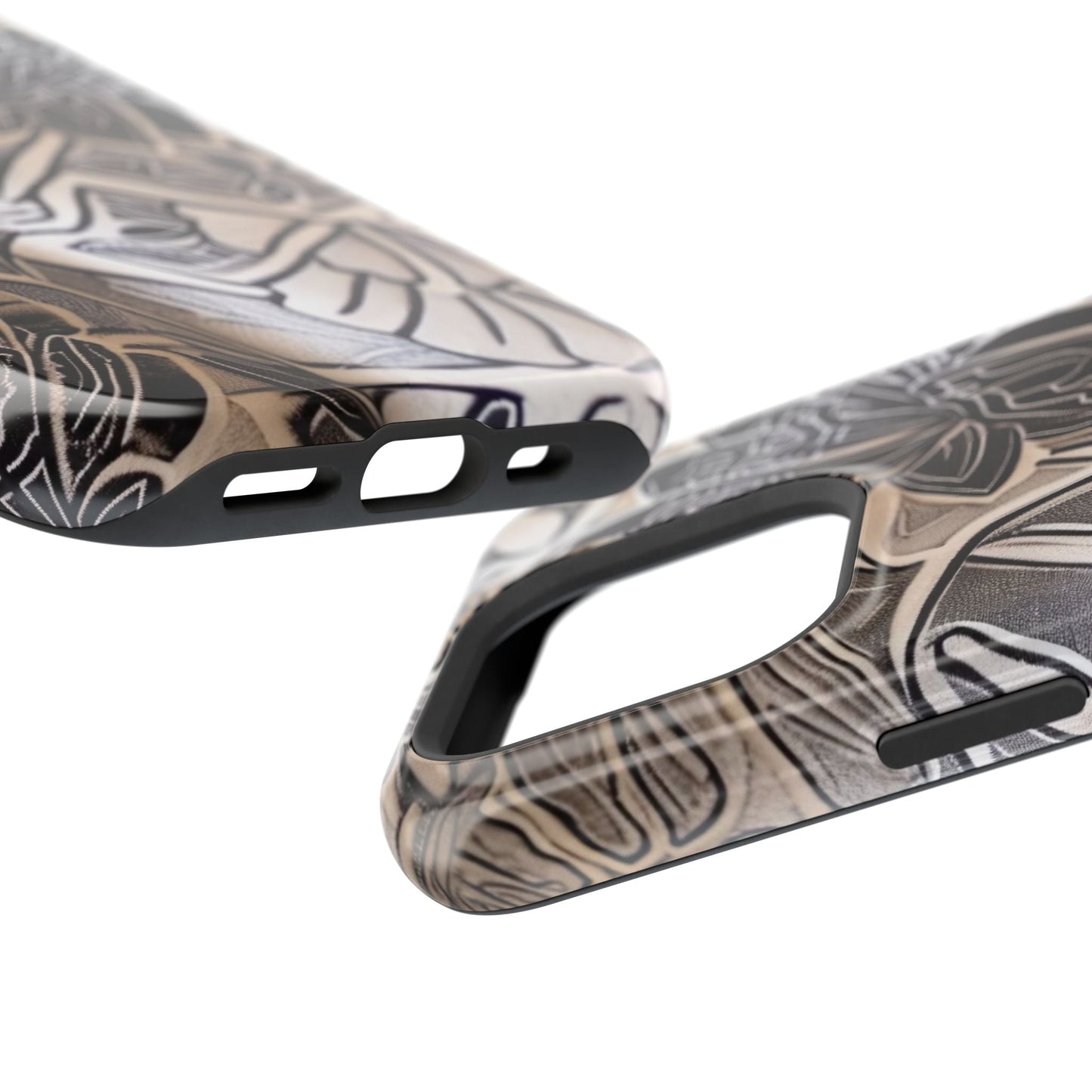 Floral Tattoo - Style Magnetic Impact Phone Case - DIGITAL X