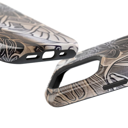 Floral Tattoo - Style Magnetic Impact Phone Case - DIGITAL X